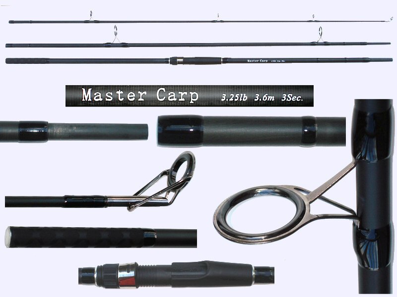 Daiwa 3x D Carp Rod 12ft 2pc *All Test Curves* Carp Fishing Rod