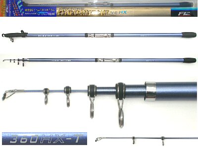 All Fishing Buy, 12ft Telescopic Fishing Casting Rods, Japan Carbon, 12'  Bait-Casting Rod.