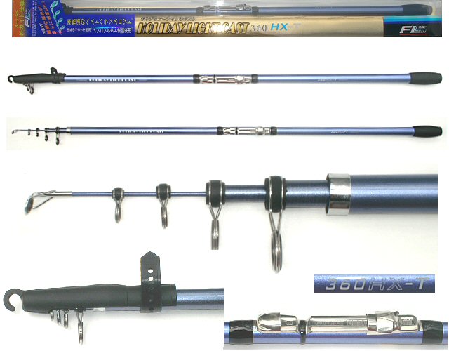 12 ft Telescopic Fishing Spinning Rod, Japan Carbon