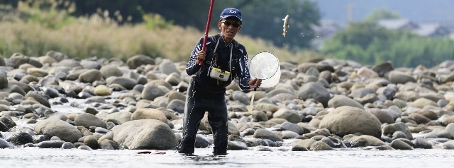 All Fishing Buy, Tenkara net DAIWA KEIRYU DAMO V-25 for stream fly