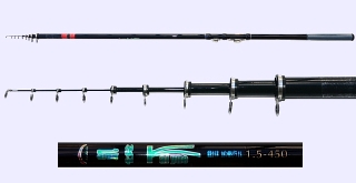 Spinning Rods, 12ft to 15ft Telescopic Rods