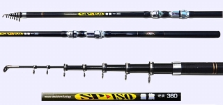 12 ft Telescopic Fishing Spinning Rod, Japan Carbon