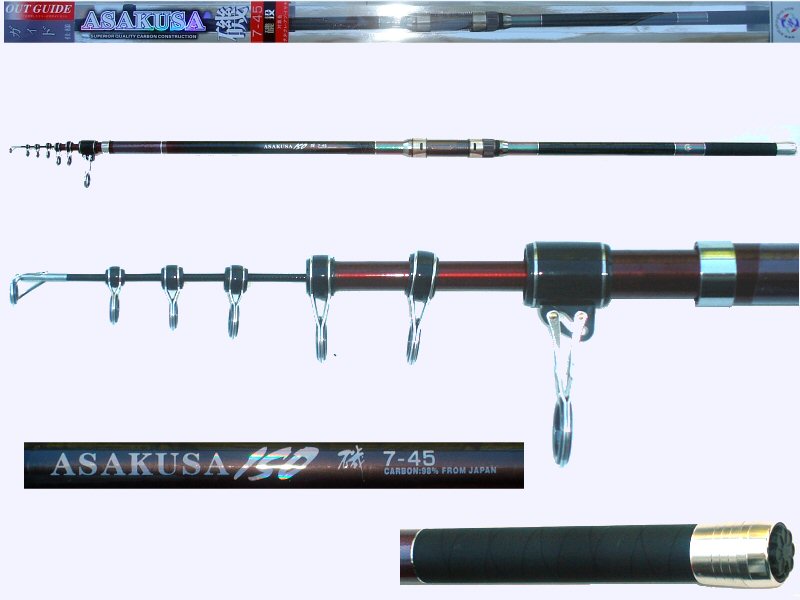 10 ft Item Telescopic Fishing Rods & Poles for sale