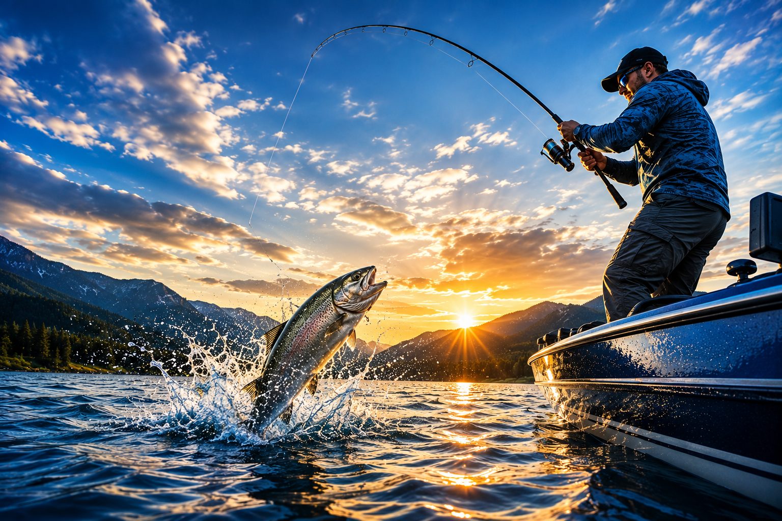 All Fishing Buy — Japanese carbon fishing rods at sunset